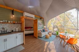 Ravens Point Luxury Glamping Dome with private spa - Image 2