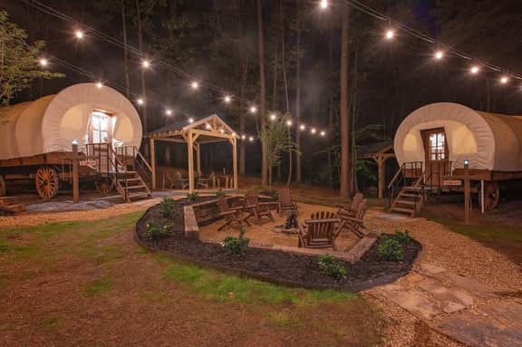 Pioneer luxury glamping wagon by the Ocoee - Image 5