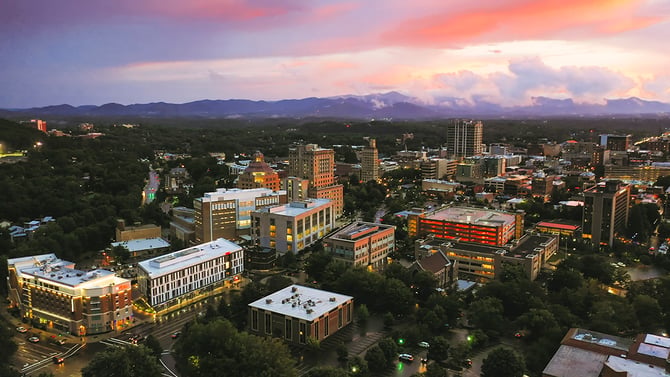 Asheville Historic Downtown Guided Electric Bike Tour With Scenic Views